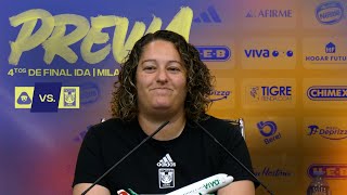 📹🎙️ Conferencia de prensa con Milagros Martínez  Previa Cuartos de Final Ida  Liga MX Femenil [upl. by Valenta94]