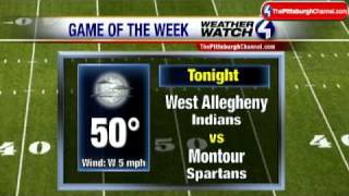 Tonights High School Football Weather Forecast amp Game Prediction [upl. by Greg]