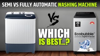 Automatic Washing Machine Vs Semi  Automatic Washing Machine⭐️ Which Is Best Comparision amp Reviews [upl. by Lleynod]