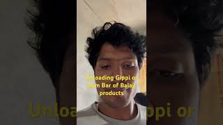 Unloading Gippi or Dum Bar of balaji products viralvideo comedy balajiwafers maggi frooti [upl. by Adiam209]