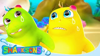 5 Little Reef Sharks  The Sharksons  Songs for Kids  Nursery Rhymes amp Kids Songs [upl. by Ieluuk]