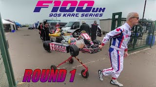 F100 Spirit of the 90s UK Karting Series Round 1 Part 1  racingwo1f [upl. by Niarb]