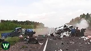 Tragic Ultimate Near Miss Video On Road Moments Filmed Seconds Before Disaster To Make You Panic [upl. by Rouvin478]