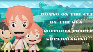 Ponyo on the Cliff by the Sea  Miitopia SpeedMaking [upl. by Jovitah]