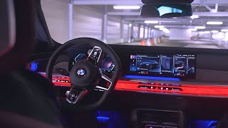 2023 BMW 7 Series Automated driving in the PRODUCTION Plant [upl. by Nairrod998]