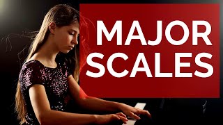 Major Scales  the most common scales in western music  music theorist [upl. by Yenots]