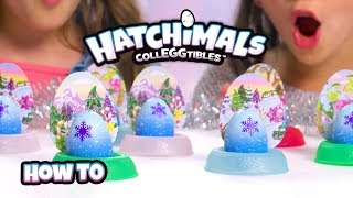 Hatchimals CollEGGtibles  Unboxing the Hatchy Holidays Collection [upl. by Engle]