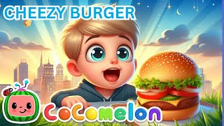 Cheezy Burger Fun  Tasty amp Cheesy Kids Poem  Rhyme amp Riddle Magic [upl. by Ylhsa]