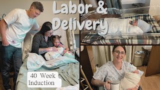 LABOR amp DELIVERY 2024  40 Week Induction  Positive Birth Experience with an Epidural [upl. by Ttreve]