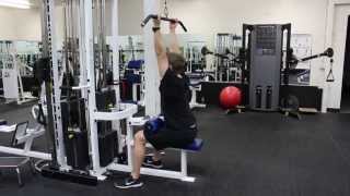 Chin up Grip Lat Pulldown [upl. by Aikit]