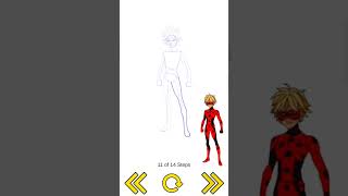 Miraculous ladybug special  ladybug draw sketch book miraculous ladybug special and cat noir [upl. by Leeke]