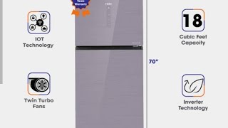 Haier Refrigerator DC Inverter Model 538 IOT Review Haier Refrigerator 538 IOT Price In Pakistan [upl. by Gollin829]