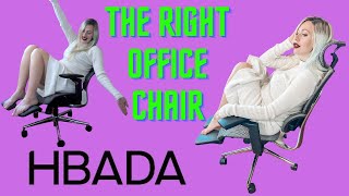 HBADA E3 Ergonomic Chair Supreme Office Chair Review [upl. by Pratte]