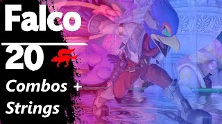 FALCO Combos  Strings SSBU Combo Guide [upl. by Renaldo939]