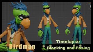 The FASTEST Way to Create a Humanbird in Blender with Blocksurfaces [upl. by Alial479]