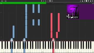 Partners in Crime Ocean alley Piano TUTORIAL Amelody WITH SHEET MUSIC [upl. by Mahau879]