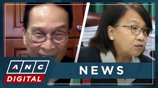 WATCH Dutertes former spokesperson Panelo on grave threat charges filed by a lawmaker  ANC [upl. by Kabab26]