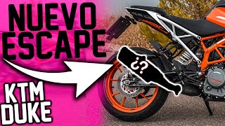 NUEVO ESCAPE para KTM DUKE 390 2017 🔥🥵 [upl. by Ulrick570]