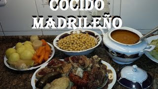 COCIDO MADRILEÑO EN PUCHERO [upl. by Anowahs]