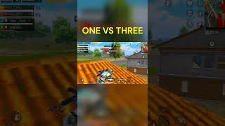 ONE VS THREE 😎 pubgmobile shorts [upl. by Ainedrag719]