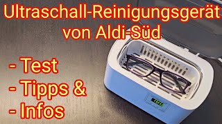 AMBIANO UltraschallReinigungsgerät von ALDISÜD  Test Tipps amp Infos [upl. by Janelle]