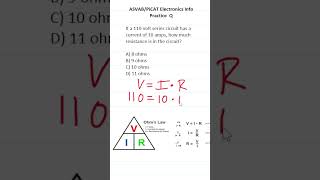 ASVABPiCAT Electronics Information Practice Test Question Ohms Law acetheasvab with grammarhero [upl. by Vanzant109]