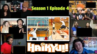 Haikyuu season 1 Episode 4 Reaction Mashup [upl. by Map678]