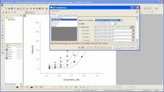 Curve Fitting Origin Dose Response Analysis [upl. by Eerihs]