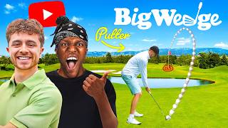 YOUTUBERS CONTROL OUR GOLF SHOTS BIG WEDGE GOLF [upl. by Safoelc]