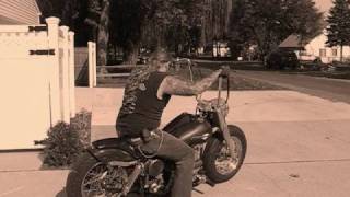 69 HD FL Shovelhead Bobber [upl. by Llenal]