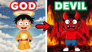 Shinchan and Nobita Became Powerful God and Devil 😱  Funny Game 😂 BaBu playz [upl. by Docilla964]