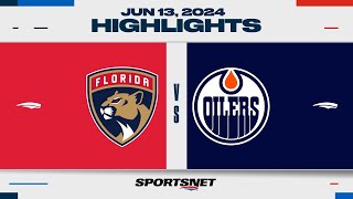 Stanley Cup Final Game 3 Highlights  Panthers vs Oilers  June 13 2024 [upl. by Etti283]