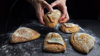 ASMR making sourdough ciabatta bread [upl. by Stefano]