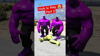 Angry Hulk Beaten By Two Violet Hulk 😭  Part 2 shorts [upl. by Anabal]