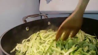 How to make Zoodles Zucchini Noodles [upl. by Ecnaralc]