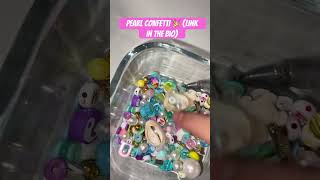 Pearl Confetti preppyyyy ilovepreppy preppyslay bracelet smallbusiness [upl. by Fabrin]