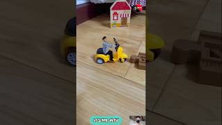 Miniature World  Guarding the Giant Chocolate Bottlejcb truck scooter funny short [upl. by Ahsiela895]