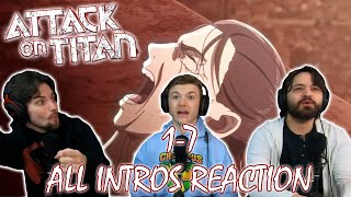 Attack on Titan ALL INTROS Discussion amp Top Faves  The Weebs Closet Reaction [upl. by Alyson]