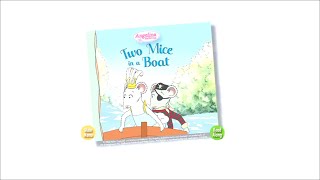 Angelina Ballerina  Read Along with Angelina Two Mice in a Boat [upl. by Anaek]