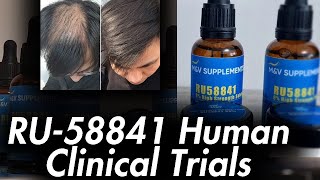 RU58841 Human Clinical Trials What happened to them Phase 1 and 2 [upl. by Lissak]