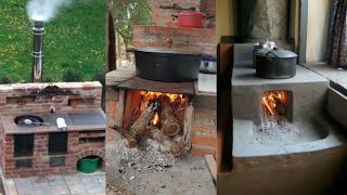 15 🔴 Increíbles ideas de como podrías construir una hermosa cocina a leña casera [upl. by Siloum780]