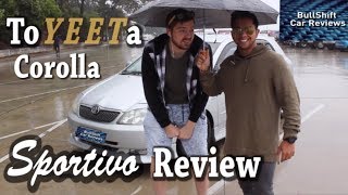 ToYEETa Corolla Sportivo  Bullshift Car Reviews [upl. by Enomas708]