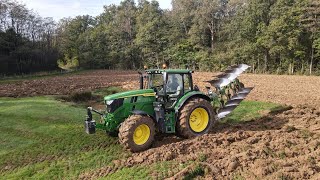 LABOUR ET SEMIS DE BLE  JOHN DEERE 6R 155 amp 8100  FARMER IRL [upl. by Graham]