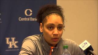 Isabelle Harrison Andraya Carter amp Cierra Burdick Postgame Interview 12915 [upl. by Fineman]