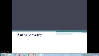 types of amperometry [upl. by Aihtnyc]