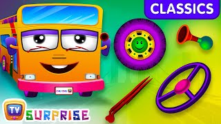 ChuChu TV Classics  Wheels On The Bus  New York City  Surprise Eggs Nursery Rhymes [upl. by Naegem]