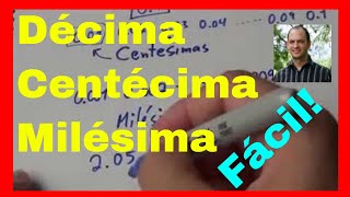 Décimos centésimos y milésimos Matemáticas LIV 4° Primaria [upl. by Harpole]