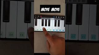 Moye Moye easy piano tutorial shorts short moyemoye tiktok [upl. by Melody880]