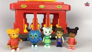 Daniel Tiger Neighborhood Family and Friends Trolley Ride  Funny Pretend Play Full Episode [upl. by Cerys]