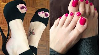 Latest and trendy toe nails color ideas Shiny toe nails pedicure colors trends for ladies of 2024 [upl. by Malachy209]